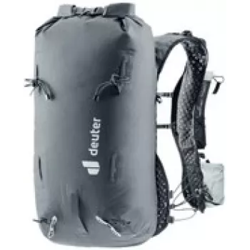 Mochila DEUTER Vertrail 16 — 16 L, Graphite, abertura superior, 480 g, 230 mm de largura