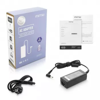 Carregador / fonte de alimentação Mitsu 19V 2,37A (4,0x1,35) - ASUS ZM/AS19237E 45W