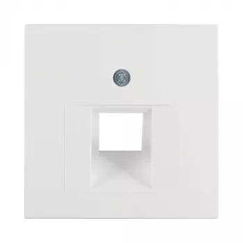 Placa de parede / tampa de interruptor Berker 14071909, branco, plástico, design convencional, pack de 10