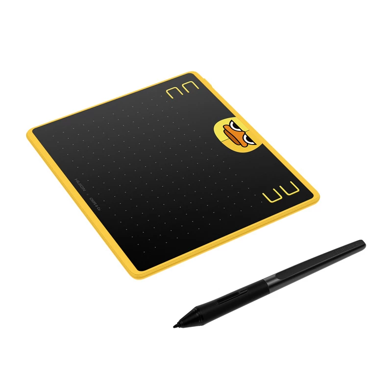 Mesa digitalizadora com caneta HUION HS64 Special Edition preto amarelo