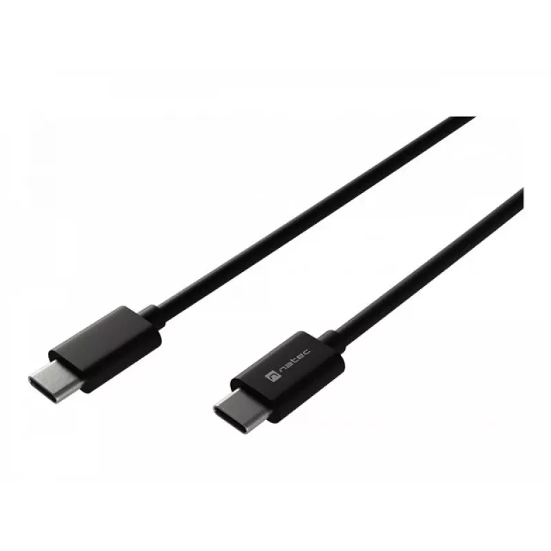 Cabo USB-C para USB-C NATEC NKA-2146, 1 m, preto