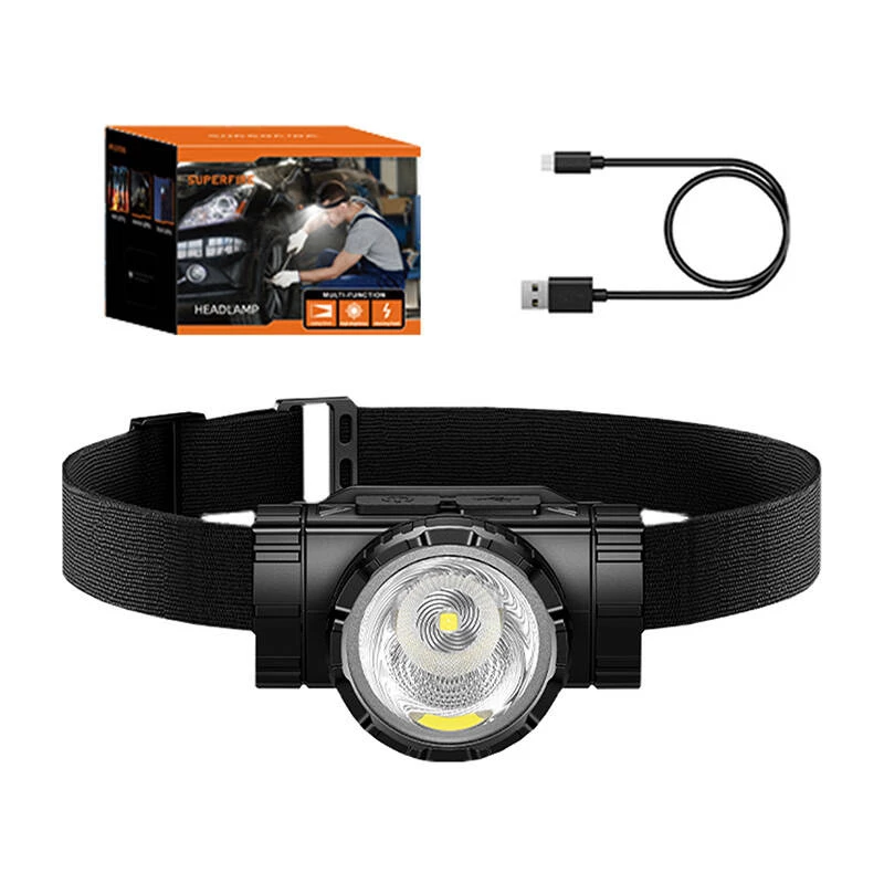 Lanterna de cabeça Superfire HL96 – recarregável 1000 lúmenes, modelo HL96