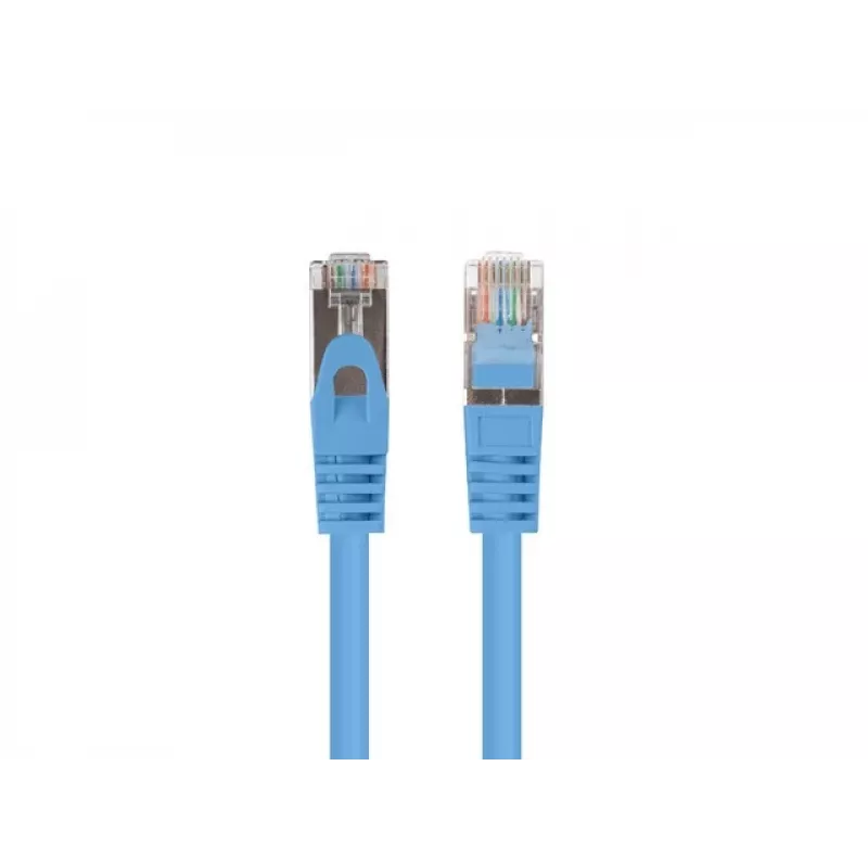 Lanberg PCF6-20CC-0150-B cabo patch Cat6 F/UTP 1,5 m, azul, pack de 10