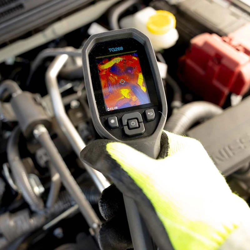 Termómetro de infravermelhos FLIR TG268 -25 a +400 °C preto, ecrã integrado, LCD, 320 x 240 píxeis