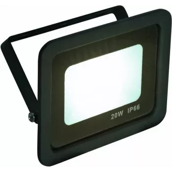Projetor LED EUROLITE FL-20 SMD CW IP65 20W, branco frio, iluminação exterior compacta