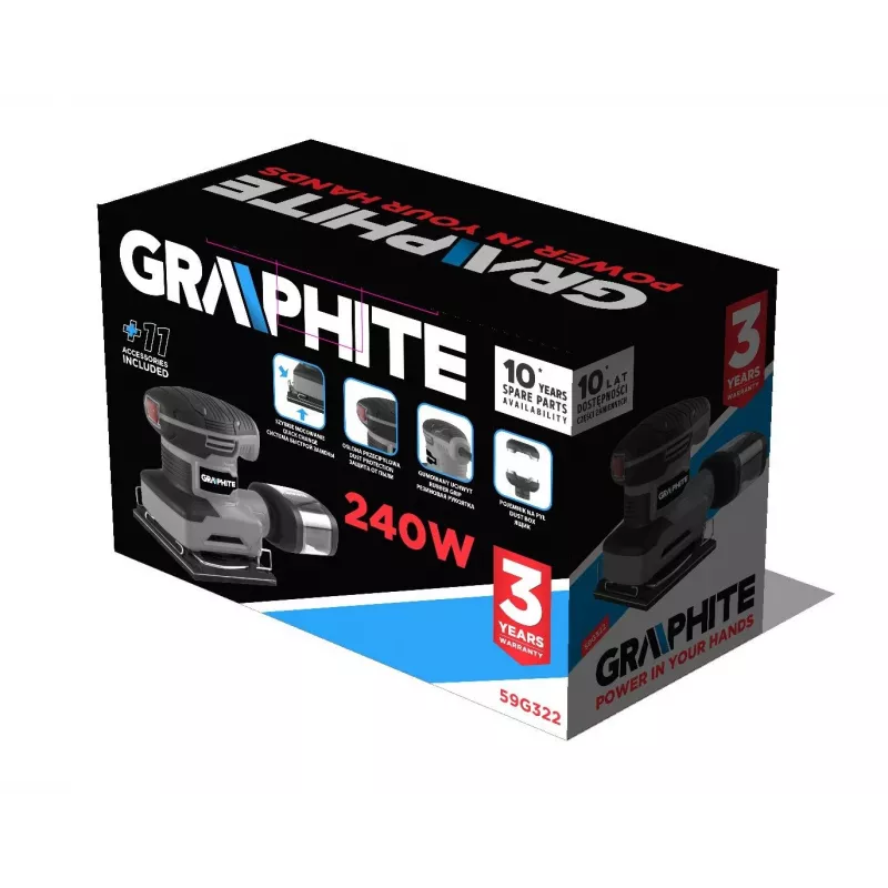 Polidor/lixador de pavimentos Graphite 59G322