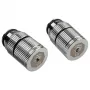 Saída de água G1/4 rosca macho – BitsPower Touchaqua, pack de 2, prateado