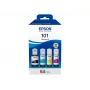 Conjunto original de 4 garrafas de tinta Epson EcoTank — preto 127 ml, ciano/magenta/amarelo 210 ml (C13T03V64A)