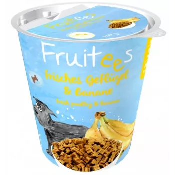 Fruitees 603500200 Guloseima para cães/gatos banana, aves 200 g