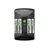 Carregador de pilhas Energizer Pro Charger AC 4 entradas para AA/AAA NiMH, 100–240 V, 2000 mAh incluídas