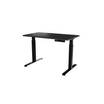 Secretária Cama Meble MOON secretária reta com regulação elétrica de altura 1210×670 mm preta/antracite