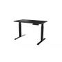 Secretária Cama Meble MOON secretária reta com regulação elétrica de altura 1210×670 mm preta/antracite