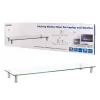 Elevador para monitor com prateleira de vidro 1000 mm de comprimento