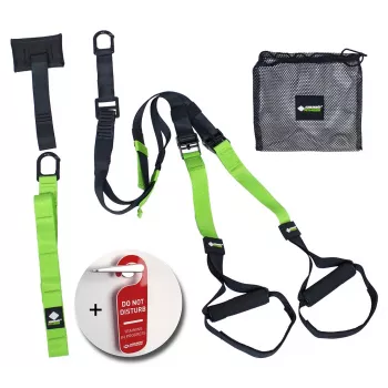 Schildkröt Fitness suspensão de treino preto-verde