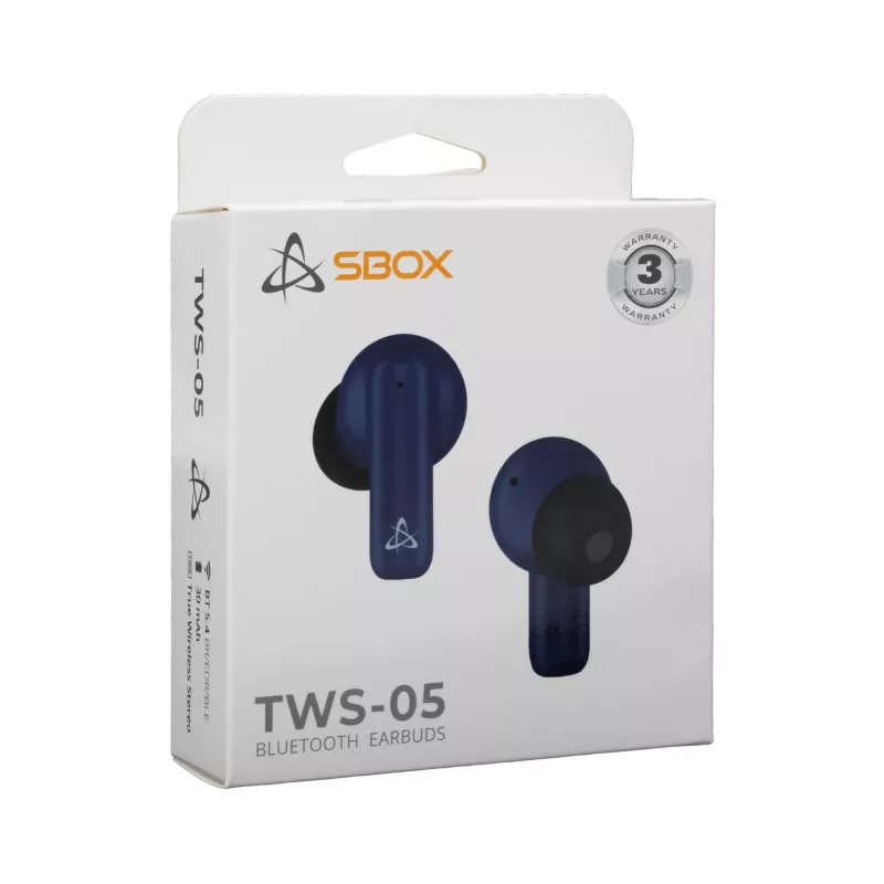 Auscultadores SBOX EB-TWS05 azul