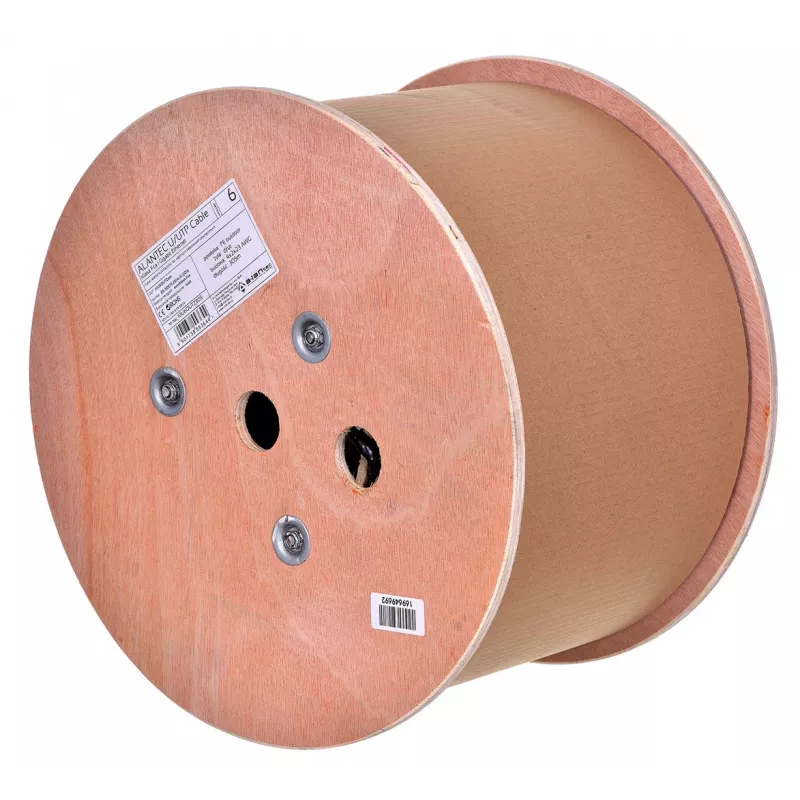 Cabo de rede Alantec KIU6OUTZ305 305 m Cat6 U/UTP (UTP) preto