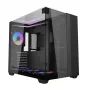 Caixa para computador Darkflash TH285 (preto) + 4 ventoinhas