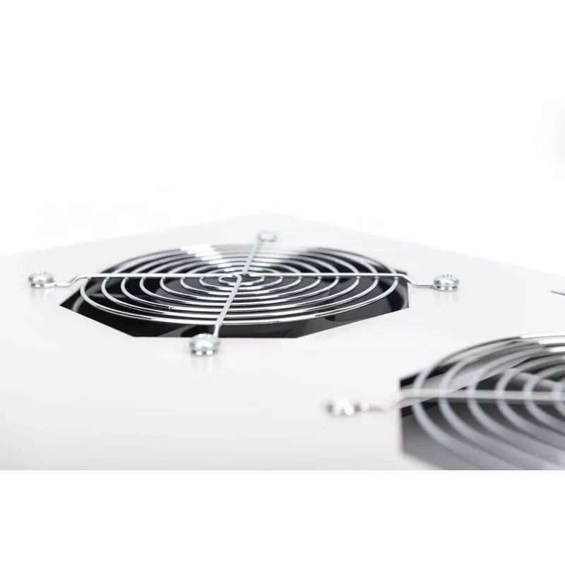 Digitus DN-19 FAN-4-SRV unidade de ventilação de teto para bastidores, 4 ventoinhas, cinzenta
