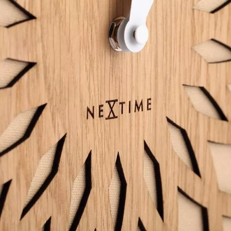 Relógio de parede NeXtime 3149be Sun Large, Ø50 cm, bege