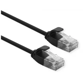 Cabo de rede ROLINE 21.15.3951 preto 0,3 m Cat6a U/UTP