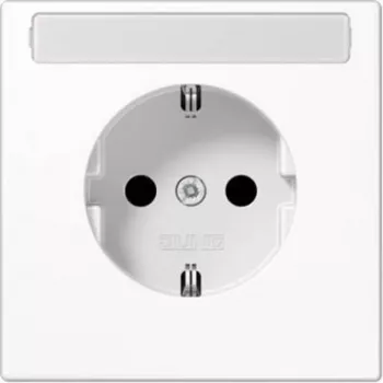 Jung mecanismo simples tomada com contacto de proteção branco LS1520N (LS1520N)