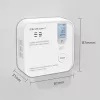 Sensor de monóxido de carbono QOLTEC 52577 — alarme a pilhas, nível sonoro 85 dB