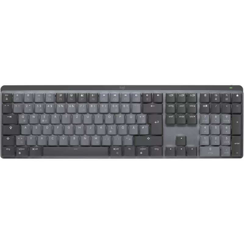 Logitech MX Mechanical Teclado sem fios iluminado Full-size QWERTZ