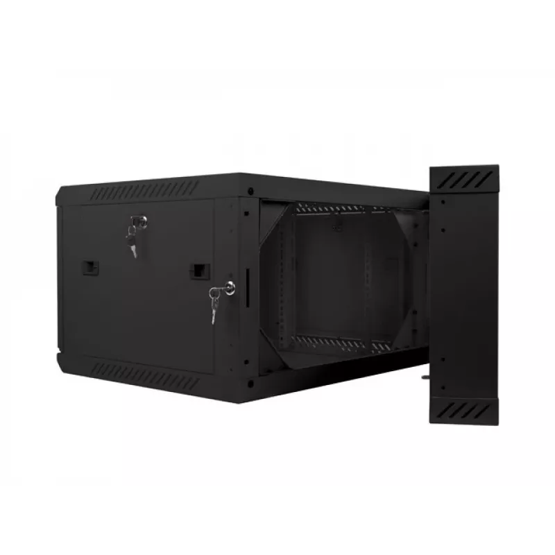 Rack de Parede LANBERG WF02-6606-10B 6U 600x374,3x600 mm Aço Inoxidável Preto