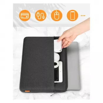 Bolsa sleeve Inateck LB01005 para portáteis de 39,6 cm (15,6 polegadas), preta