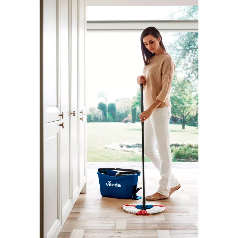 Mopa VILEDA TurEasyWring & Clean Box 167756 com balde e espremedor