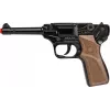 Revólver de polícia de brinquedo em metal Gonher 8 tiros, construção em metal, modelo 258441