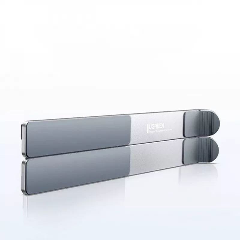 Suporte para portátil UGREEN LP451 ajustável liga de alumínio para portáteis de 8–17 polegadas, 5 posições, prata