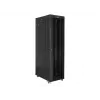 Armário rack 19 polegadas LANBERG FF01-8247-12BL, 47U, 800x1200 mm, porta frontal em vidro