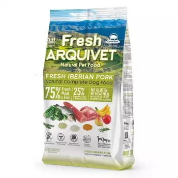 ARQUIVET Fresh porco ibérico e peixe - comida semihúmida para cães - 2,5 kg