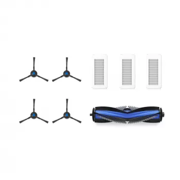 Conjunto de escovas e filtros de substituição para Ecovacs N30 PRO Omni — conjunto de manutenção padrão para escovas laterais/principal e filtro de ar