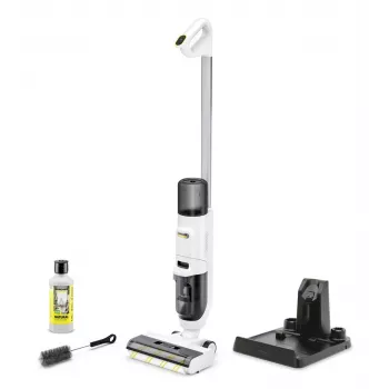 Karcher FCV 2 Natural N 1.056-101.0 limpa-pavimentos, a bateria, limpeza a seco e húmido, sem saco, 160 W, branco