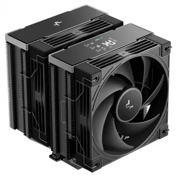 Arrefecedor de ar DeepCool AK620 G2 Digital NYX, ventoinha de 120 mm, pressão máx. de ar 2,78 mmH2O, 144 × 127 × 159 mm, preto