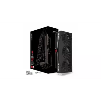 Placa gráfica XFX Radeon RX 9060 XT 16GB GDDR6, 128 bits, PCIe 5.0, 3 ventoinhas, 3 ecrãs, 290×124×49 mm