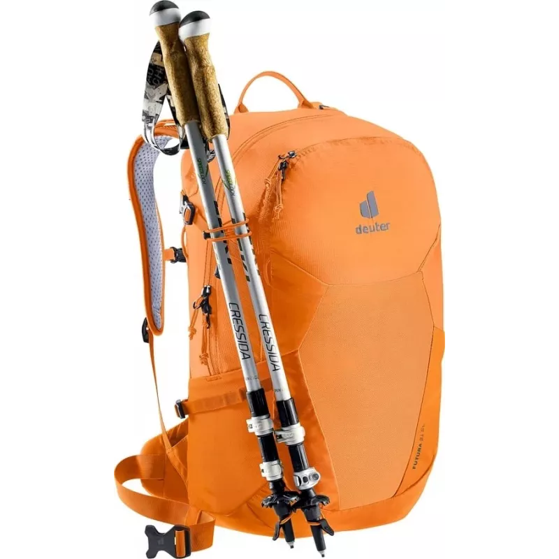 Mochila de caminhada Deuter Futura 21 SL para mulher laranja