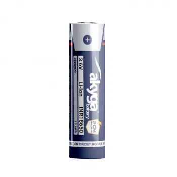 Akyga AKY2465 INR18650-35M-PCM Bateria Li-Ion 18650 3,6 V 3500 mAh com proteção PCM