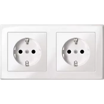 Tomada CEE 7/3 Merten MEG2328-1419 branco