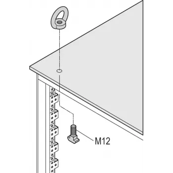 Schroff Kit de olhais de elevação M12 (4PCS/KIT) (23130072)