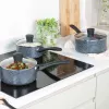 Conjunto de panelas Russell Hobbs Nightfall Stone 3 peças 16/18/20 cm antiaderente