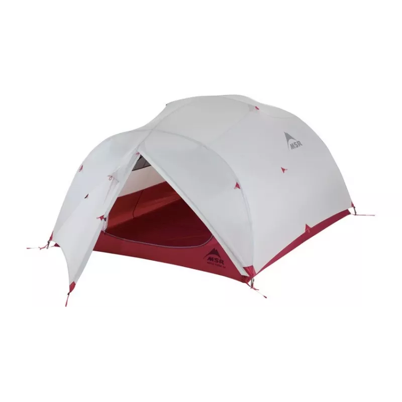 MSR Mutha Hubba NX tenda para 3 pessoas, cinzento, vermelho