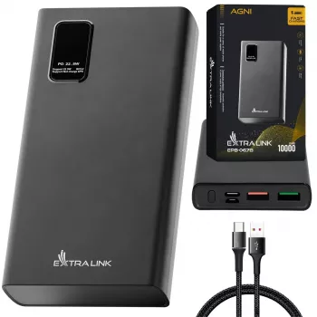 Carregador portátil Extralink Powerbank EPB-067B 10000mAh