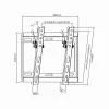 Sbox PLB-3422T suporte de TV LED inclinável para ecrã plano 23-43 35kg