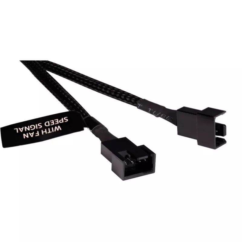 Alphacool 18683 - cabo divisor RGB - plástico - preto - 4 pinos - 300 mm - 1 unid.