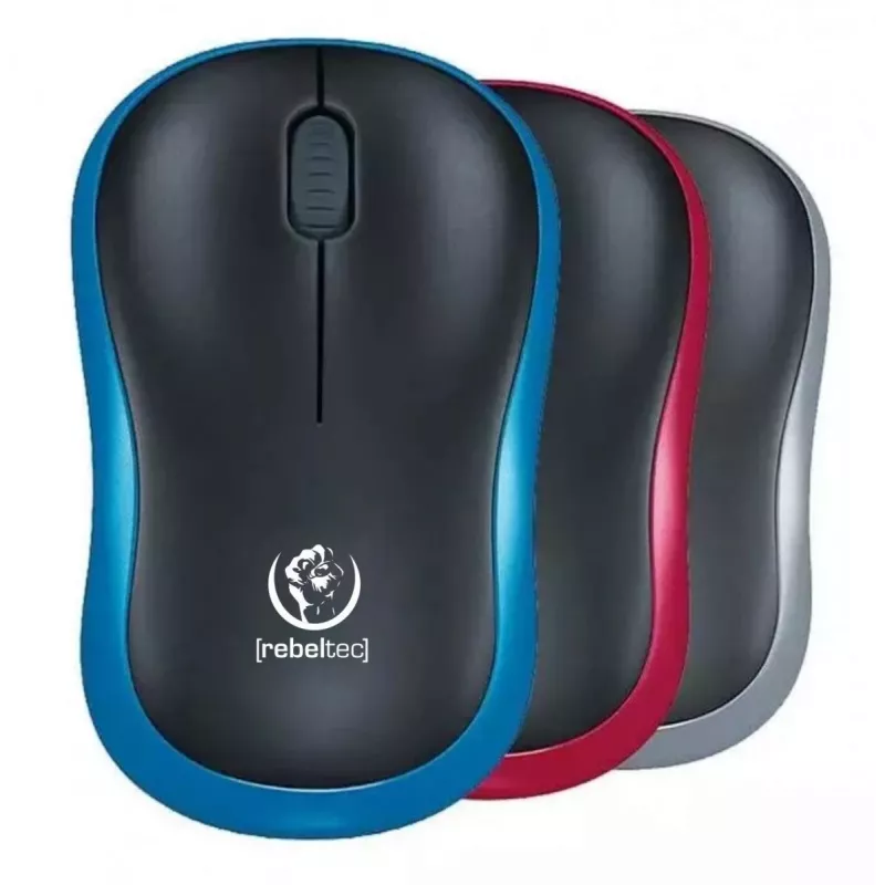 Rato ótico sem fios Rebeltec METEOR azul RBLMYS00048 USB