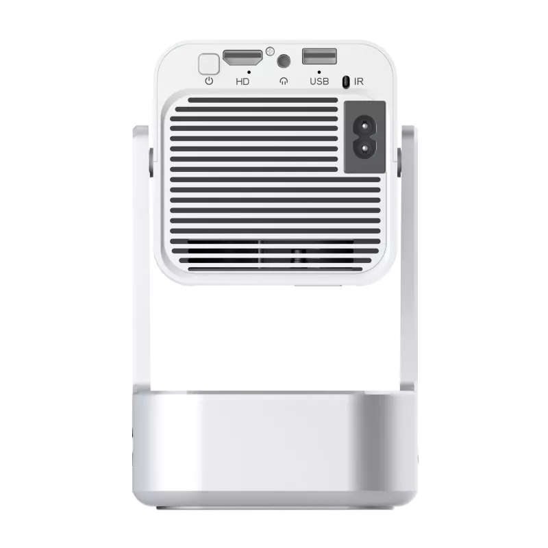 EXTRALINK SMART projetor CINEMA&KARAOKE IMS360 1920X1080P ANDROID 13 projetor para filmes, jogos e música COM 2 MICROFONES branco 300 lúmenes LCD