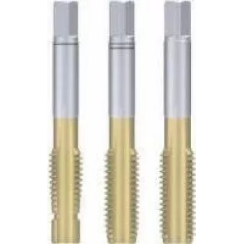 Macho de roscar M12 NGMM/3-P DIN-352 (6HX) HSSE TIN aço inoxidável